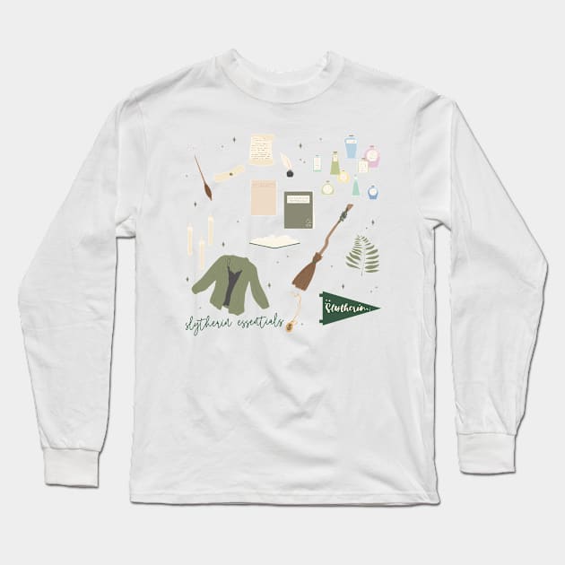 Green Classmates Long Sleeve T-Shirt by littlemoondance